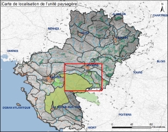 Carte de localisation de l'unité paysagère (partie Nord) en grand format (nouvelle fenêtre)