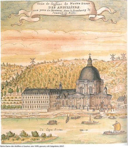 Notre-Dame-des-Ardilliers, Saumur, 1946 (BNF-EST VA-49 (3) (coll Gaignières)) en grand format (nouvelle fenêtre)