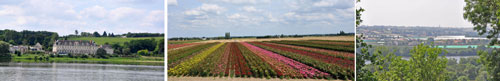 Diversité des paysages agricoles de la vallée de la Loire en grand format (nouvelle fenêtre)