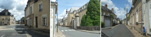 Ambiances du coeur historique des rues de Baugé (Baugé-en-Anjou) en grand format (nouvelle fenêtre)