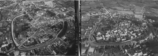 Photographies aériennes de Guérande au milieu du 20ème siècle en grand format (nouvelle fenêtre)