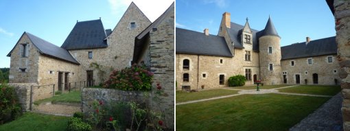 Un riche patrimoine de châteaux, manoirs au coeur de parcs arborés (Port-l'Abbé - Etriché) en grand format (nouvelle fenêtre)