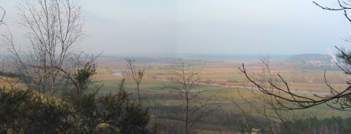 Panorama sur le marais et la vallée de la Vilaine en grand format (nouvelle fenêtre)