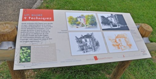Un sentier RandoCroquis pour faire découvrir le patrimoine de Saint-Sulpice-le-Verdon en grand format (nouvelle fenêtre)