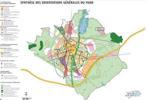 Synthèse des orientations PADD du PLU de La Roche-sur-Yon en grand format (nouvelle fenêtre)