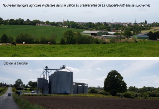 Développement de nouvelles structures agricoles impactant les paysages et soulignant l'importance de l'activité agricole en grand format (nouvelle fenêtre)