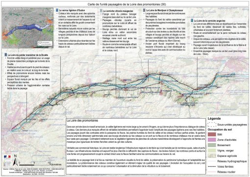 Carte de l'unité paysagère de la Loire des promontoires en grand format (nouvelle fenêtre)