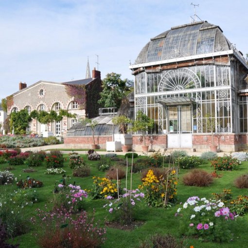 Serre tropicale du jardin des plantes de Nantes, un oasis de verdure en centre-ville en grand format (nouvelle fenêtre)
