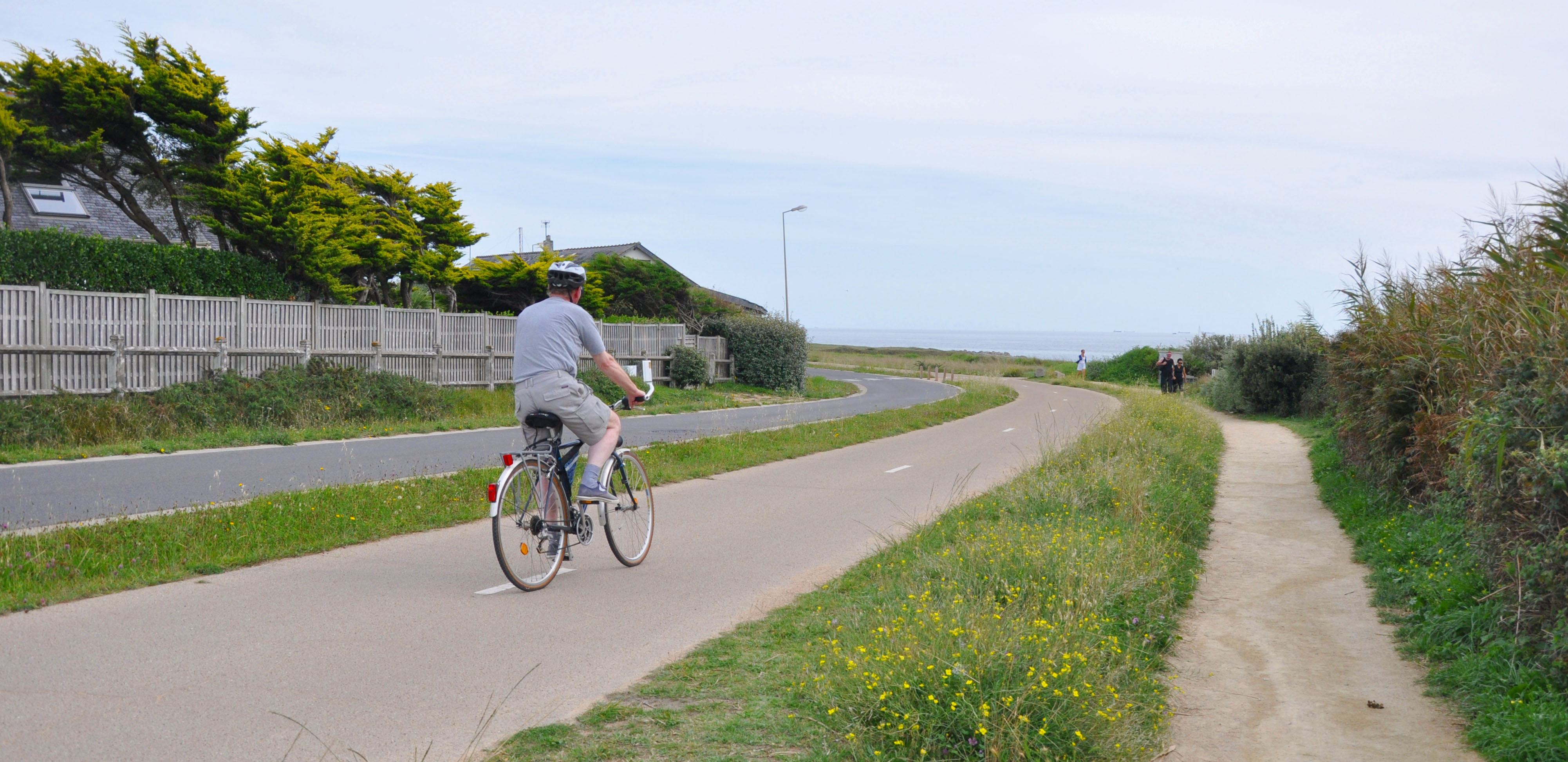 Cheminement Vélocéan au Pouliguen (44)