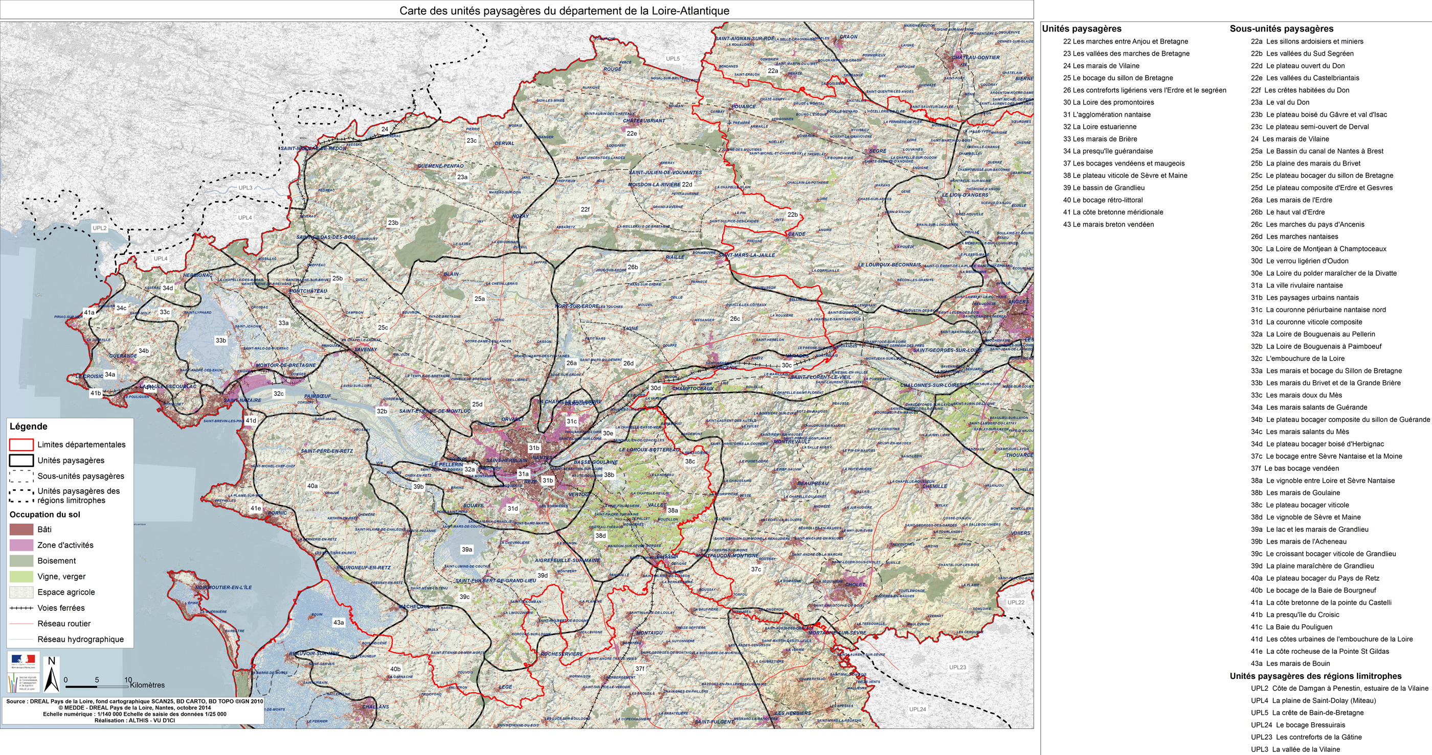 Carte des unités paysagères du département de la Loire-Atlantique en grand format (nouvelle fenêtre)