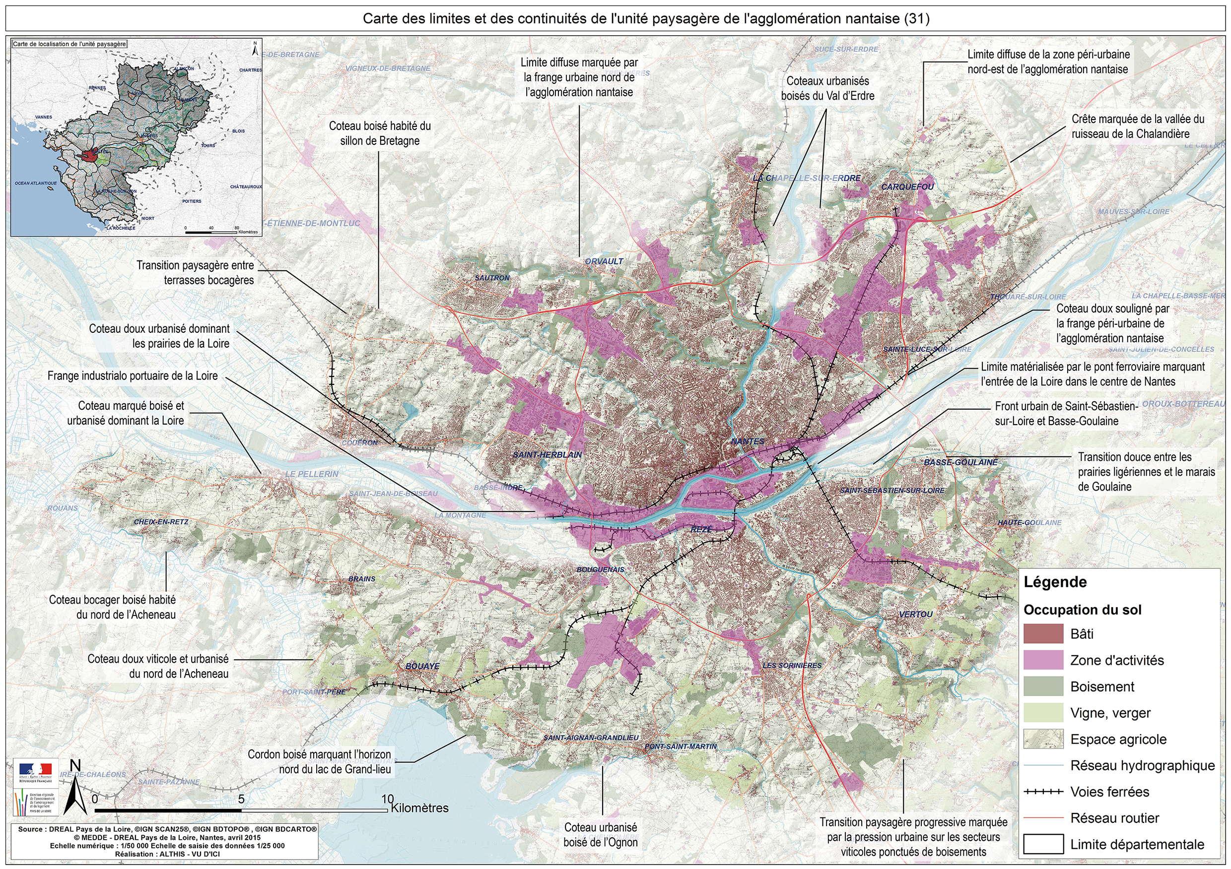 Carte des limites et des continuités de l'unité paysagère en grand format (nouvelle fenêtre)