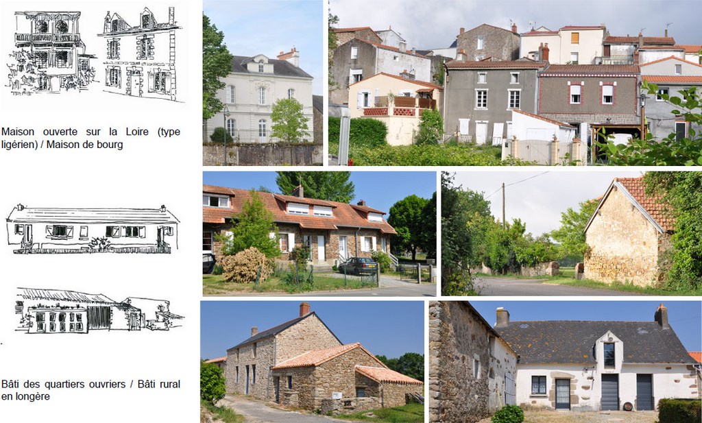 Diversité architecturale dans les paysages de la Loire estuarienne