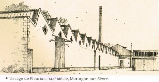 Usine de la vallée de la Sèvre Nantaise (Mortagne-sur-Sèvre – source CAUE 85) en grand format (nouvelle fenêtre)