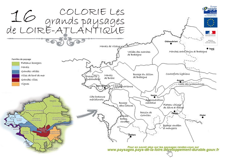 Colorie les 16 grands paysages de Loire-Atlantique en grand format (nouvelle fenêtre)
