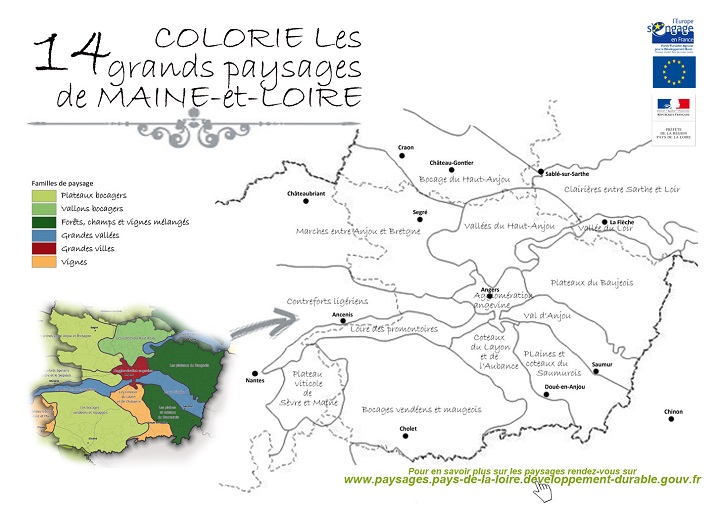 Colorie les 14 grands paysages de Maine-et-Loire en grand format (nouvelle fenêtre)