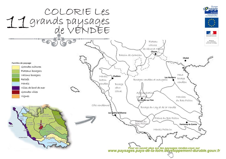 Colorie les 11 grands paysages de Vendée en grand format (nouvelle fenêtre)